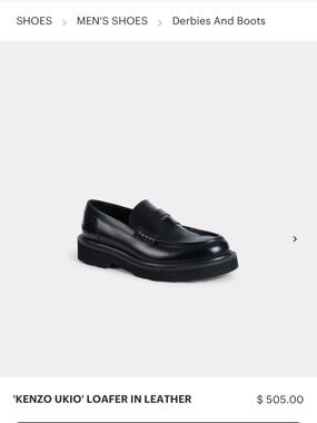 KENZO Ukio' loafer in leather
